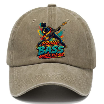 Proud Bass Guitar Player Music Instruments Classic Cap – Warm Sand