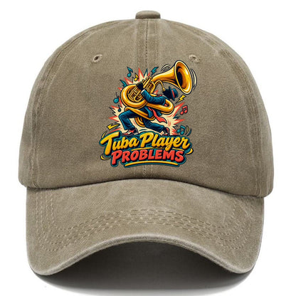 Tuba Player Problems Music Instruments Classic Cap – Warm Sand