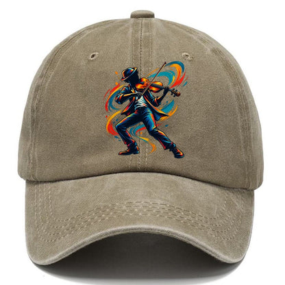 Violin Icon Music Instruments Classic Cap – Warm Sand