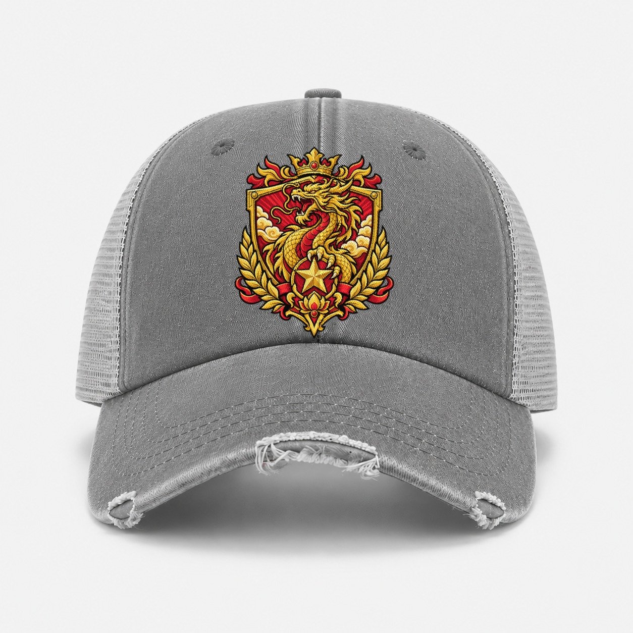 Grey — front view