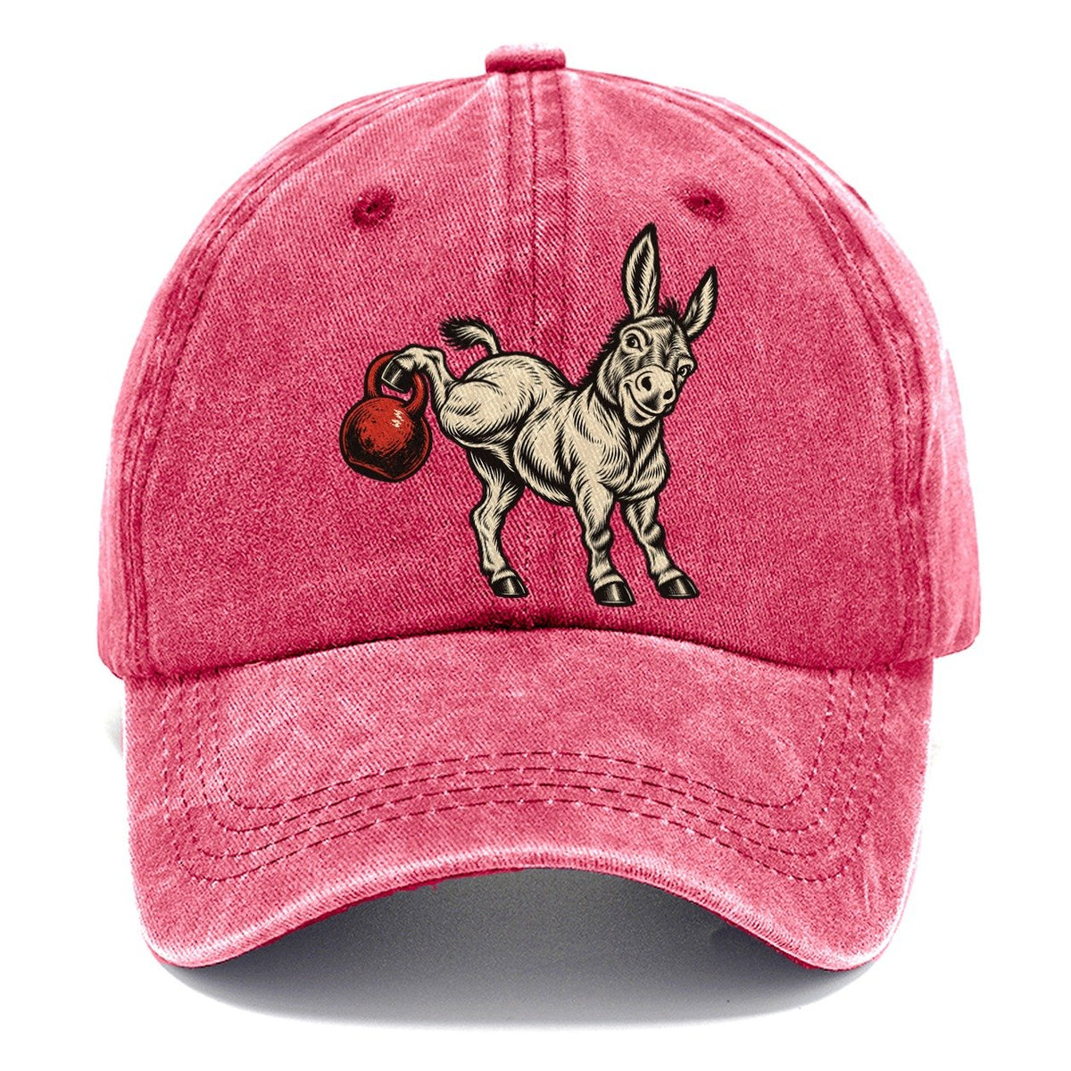 Donkey Kickbacks Animal Lifters Classic Cap – Pomegranate Blush