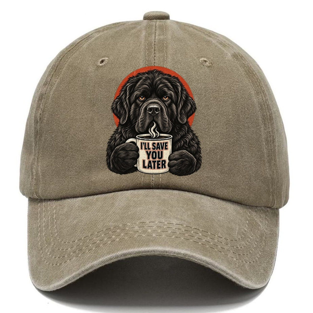 Newfoundland Mug Truths Dog Mug Truths Classic Cap – Warm Sand
