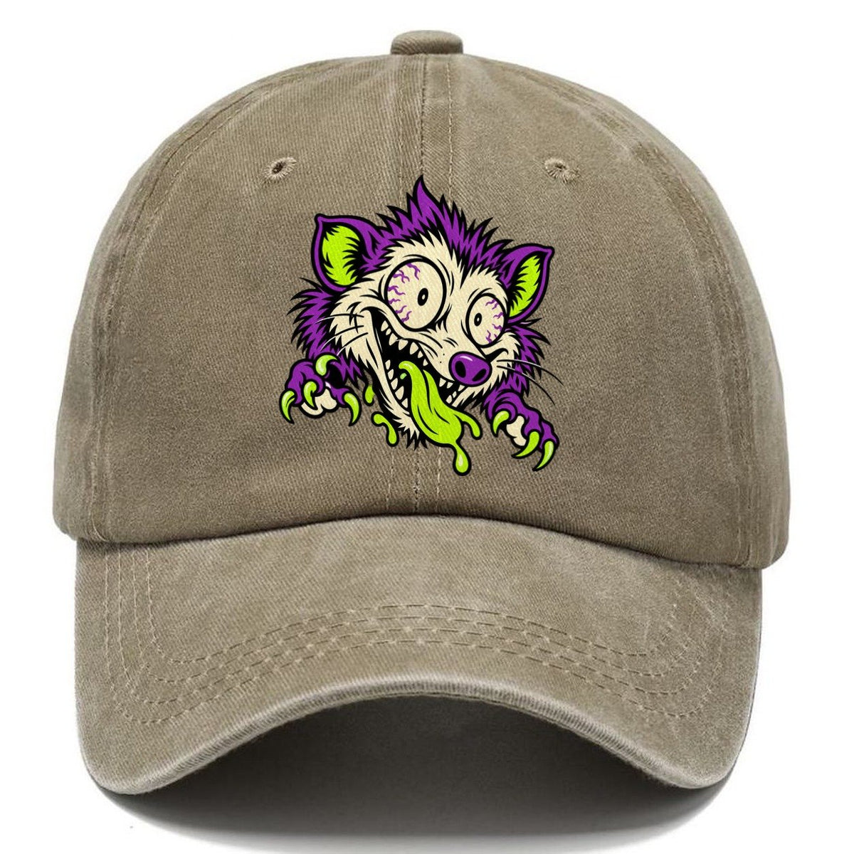 Wild Eyed Possum Crazy Styles Classic Cap – Warm Sand