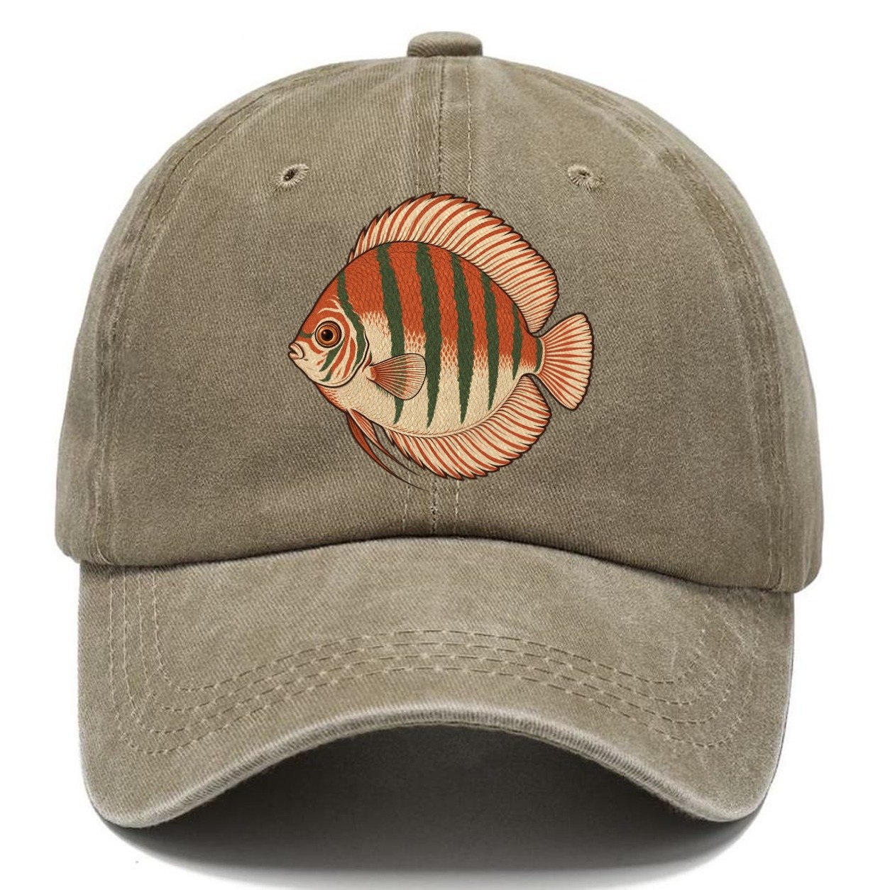 Discus Profile Study Aquarium Keeping Classic Cap – Warm Sand