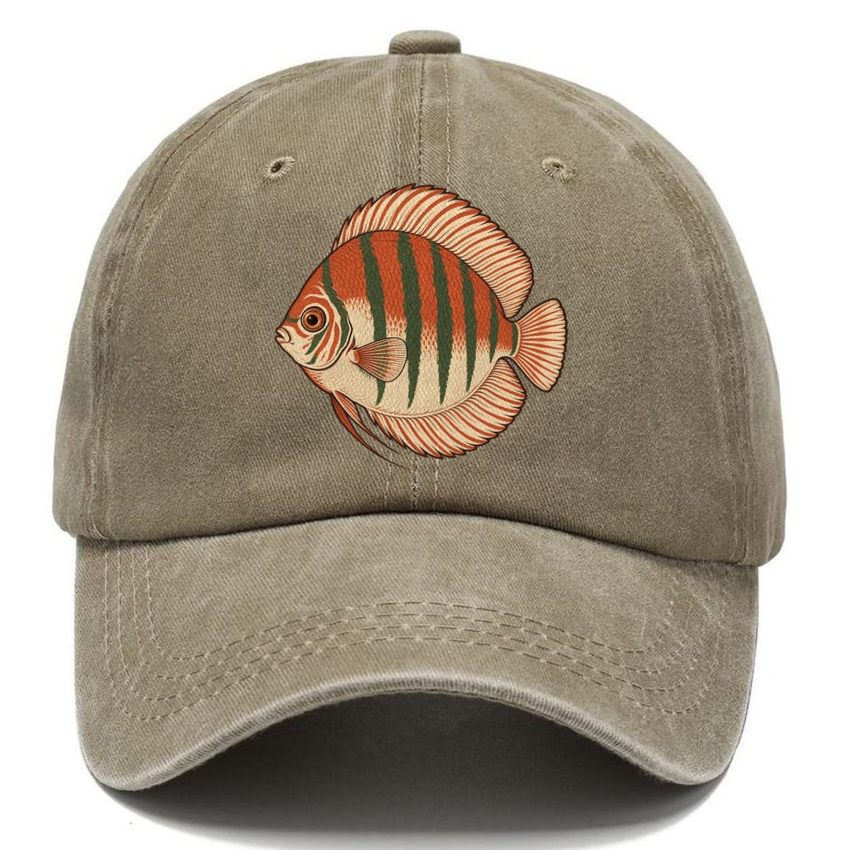 Discus Profile Study Aquarium Keeping Classic Cap – Warm Sand