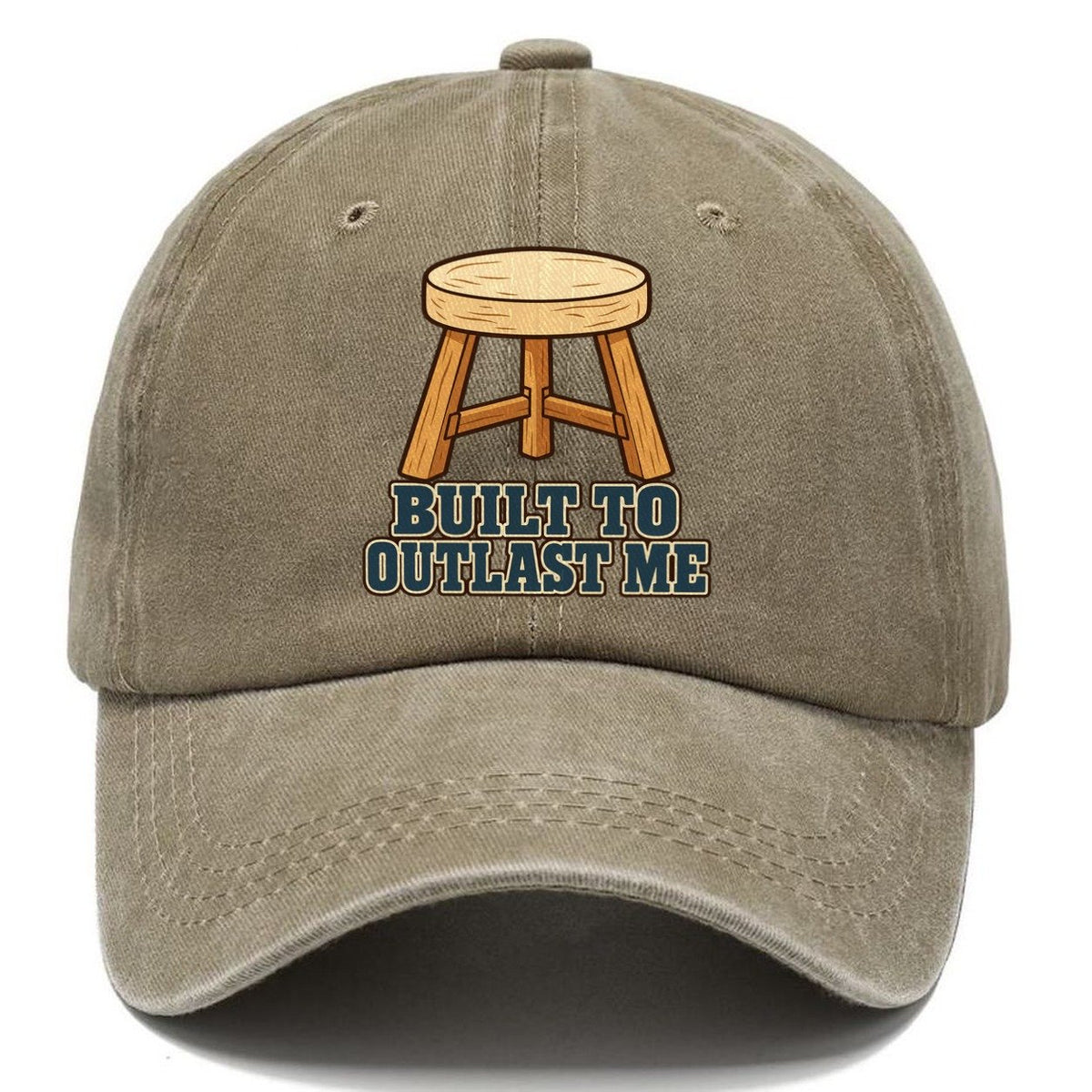 Built To Outlast Me Woodworking Classic Cap – Warm Sand