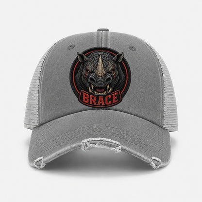 Grey — front view