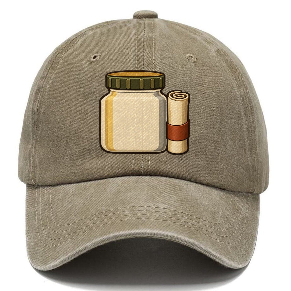 Jar Cache And Log Roll Geocaching Classic Cap – Warm Sand