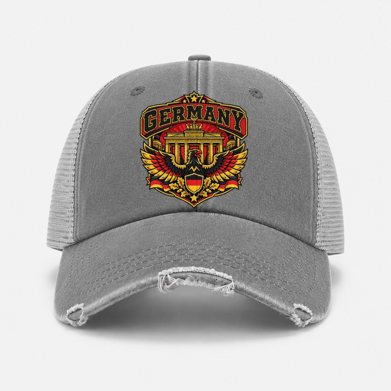 Grey — front view