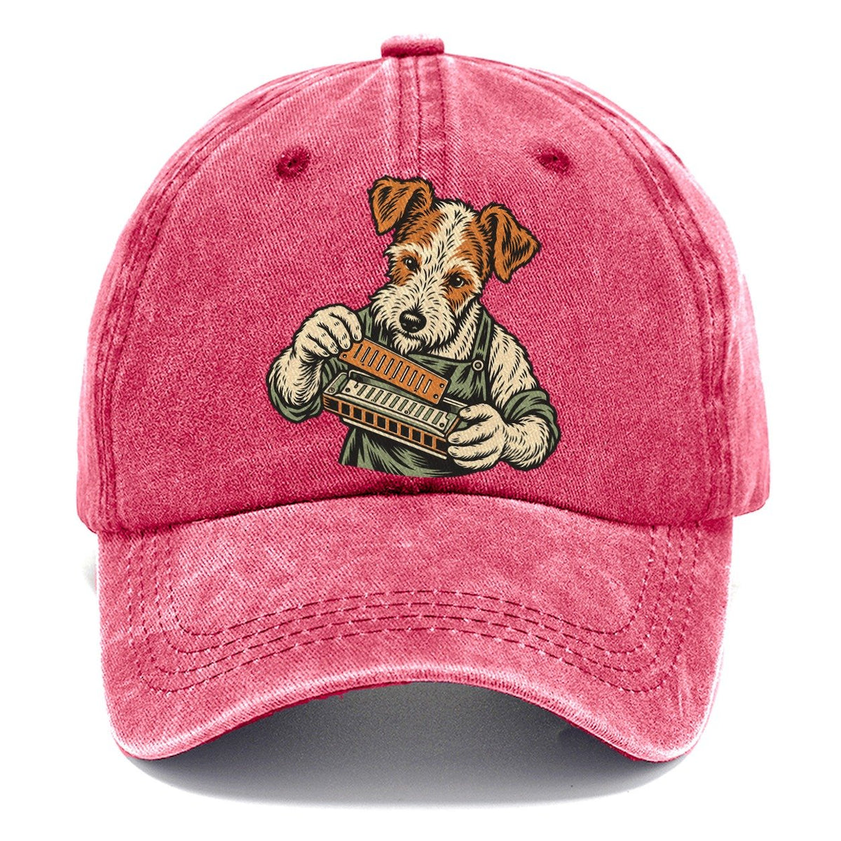 Terrier Harmonica Maker Sundown Familiars Classic Cap – Pomegranate Blush