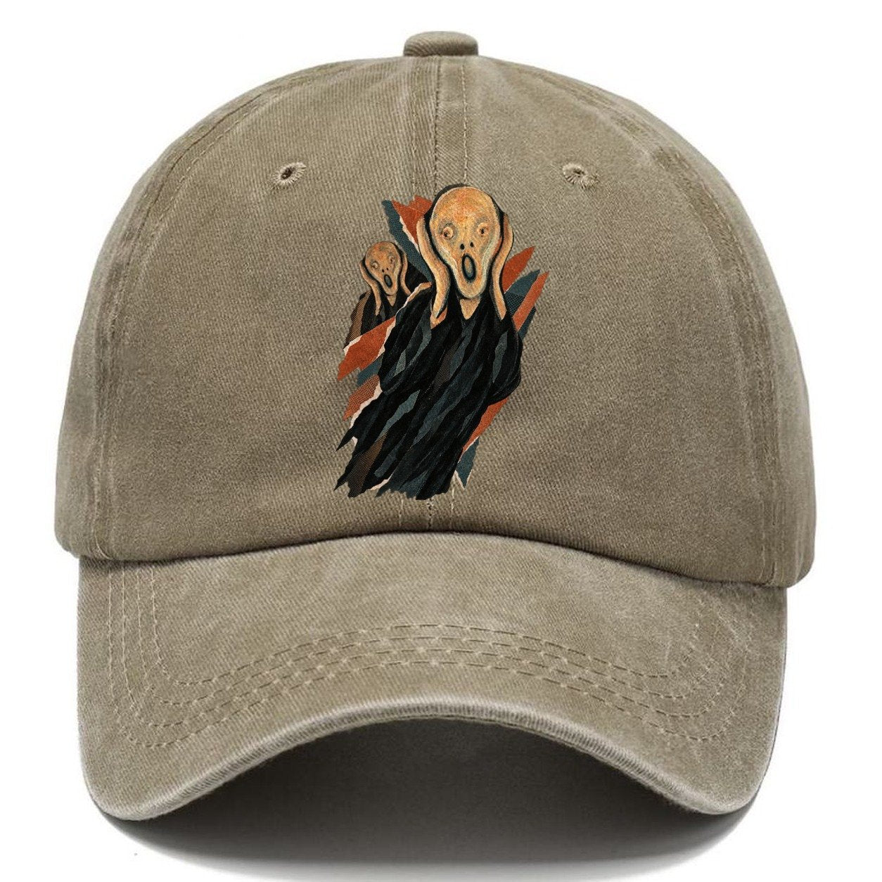 Kinetic Collage Scream Classic Cap – Warm Sand