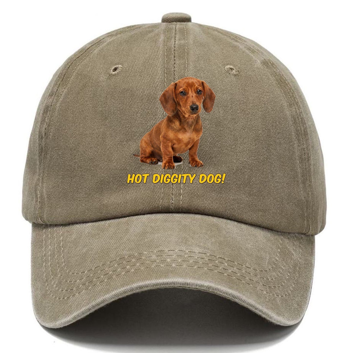 Hot Diggity Dog Classic Cap – Warm Sand