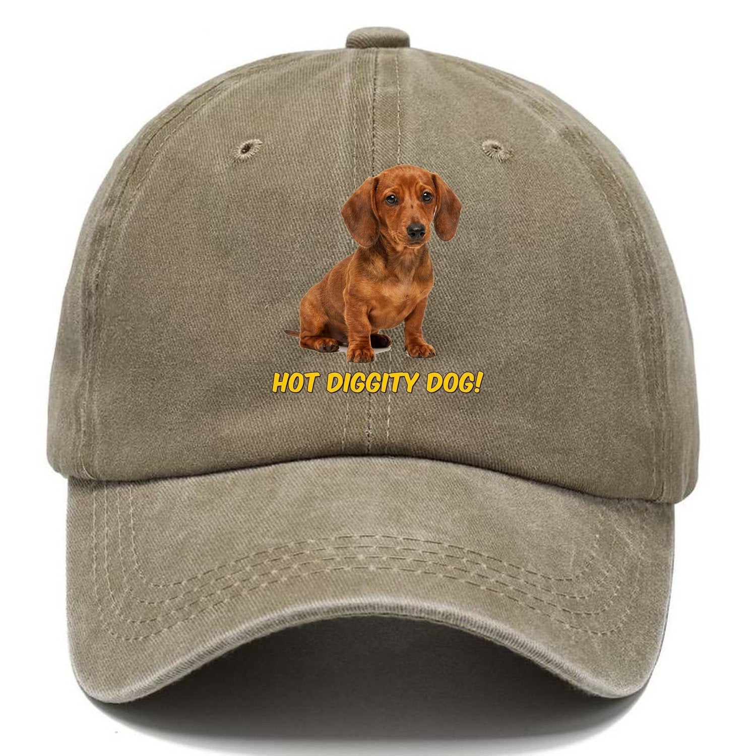 Hot Diggity Dog Classic Cap – Warm Sand