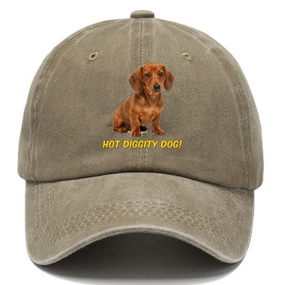 Hot Diggity Dog Classic Cap – Warm Sand