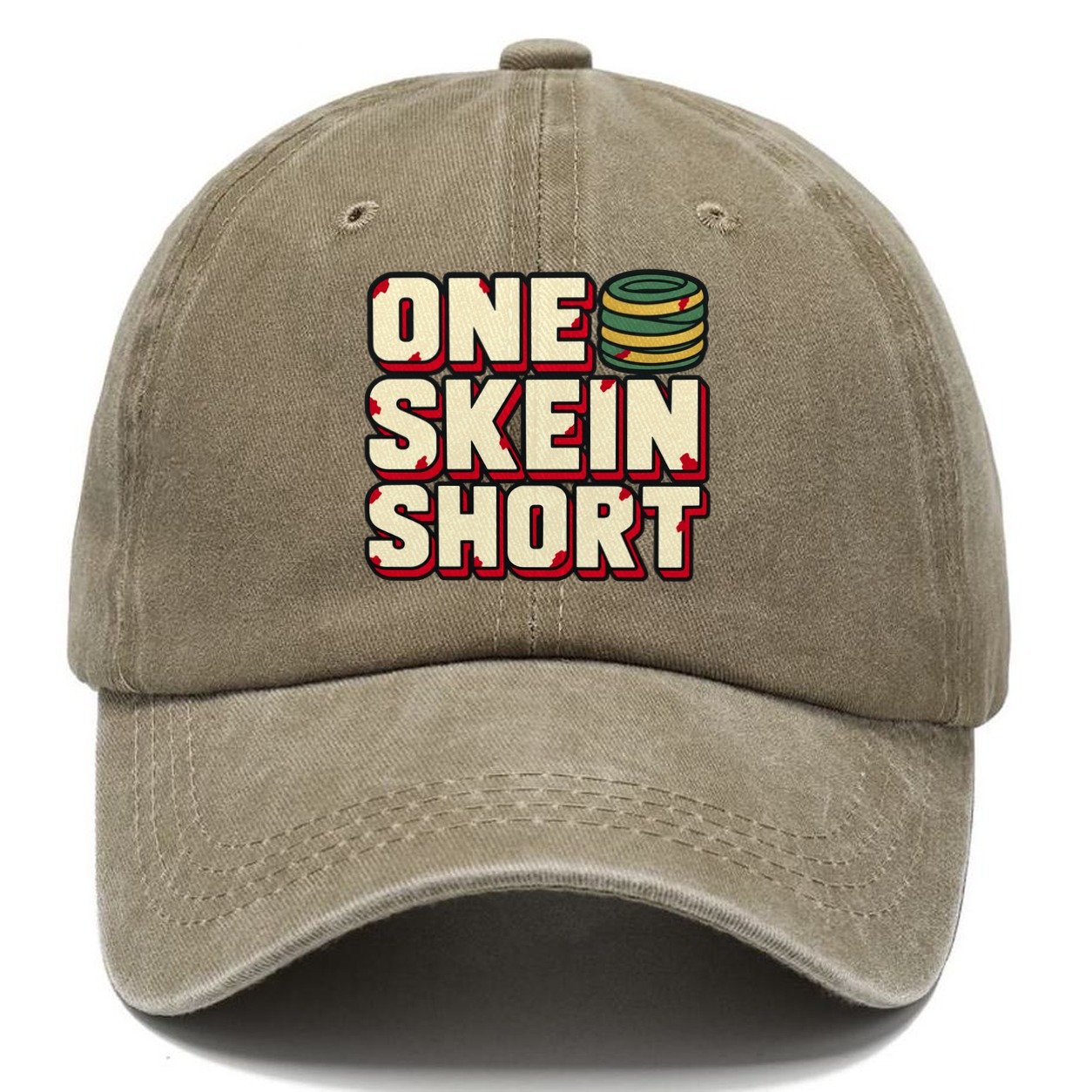 One Skein Short Yarn Crafts Classic Cap – Warm Sand
