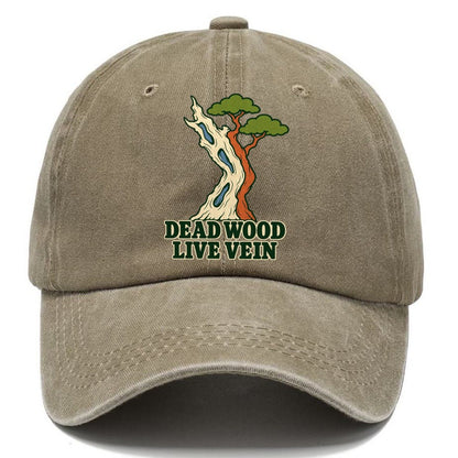 Dead Wood Live Vein Bonsai Classic Cap – Warm Sand