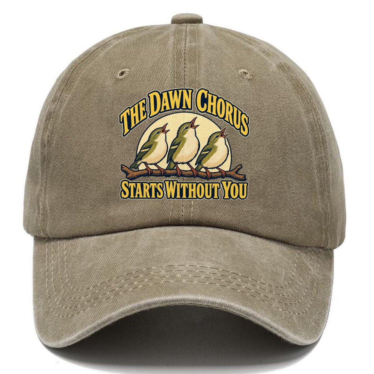 The Dawn Chorus Birdwatching Classic Cap – Warm Sand