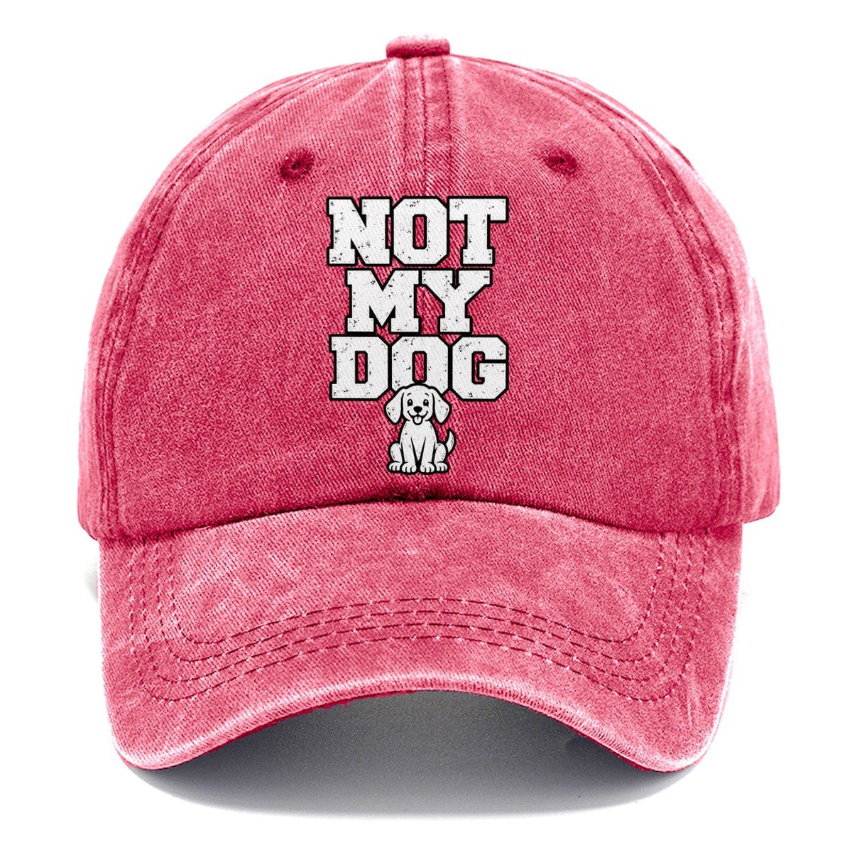 Not My Dog Classic Cap – Pomegranate Blush