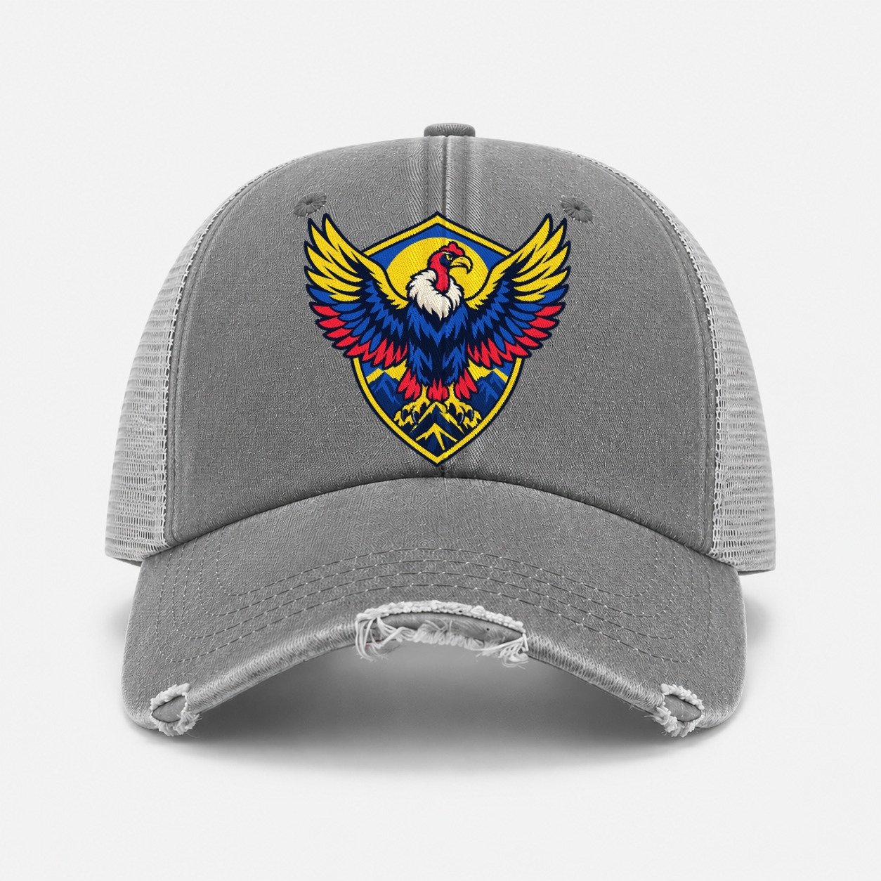 Grey — front view