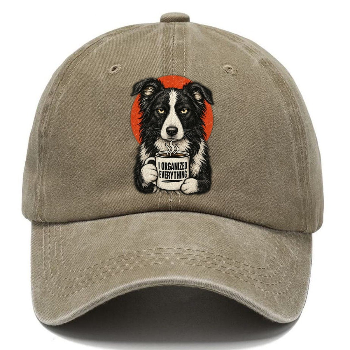 Border Collie Mug Truths Classic Cap – Warm Sand