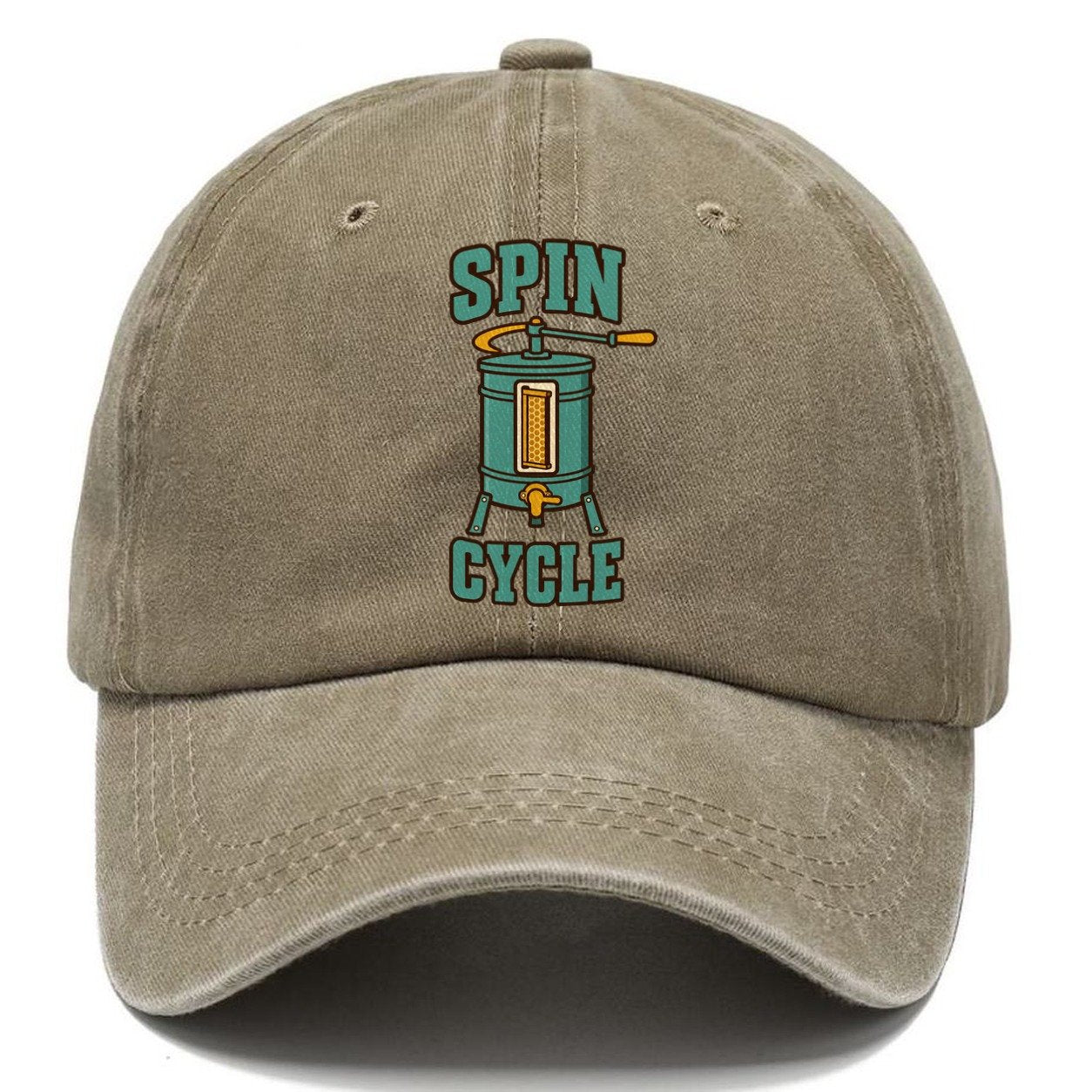 Spin Cycle Beekeeping Classic Cap – Warm Sand