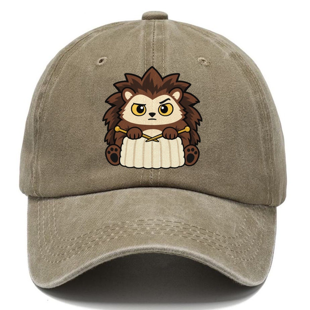 Knitting Hedgehog Yarn Crafts Classic Cap – Warm Sand