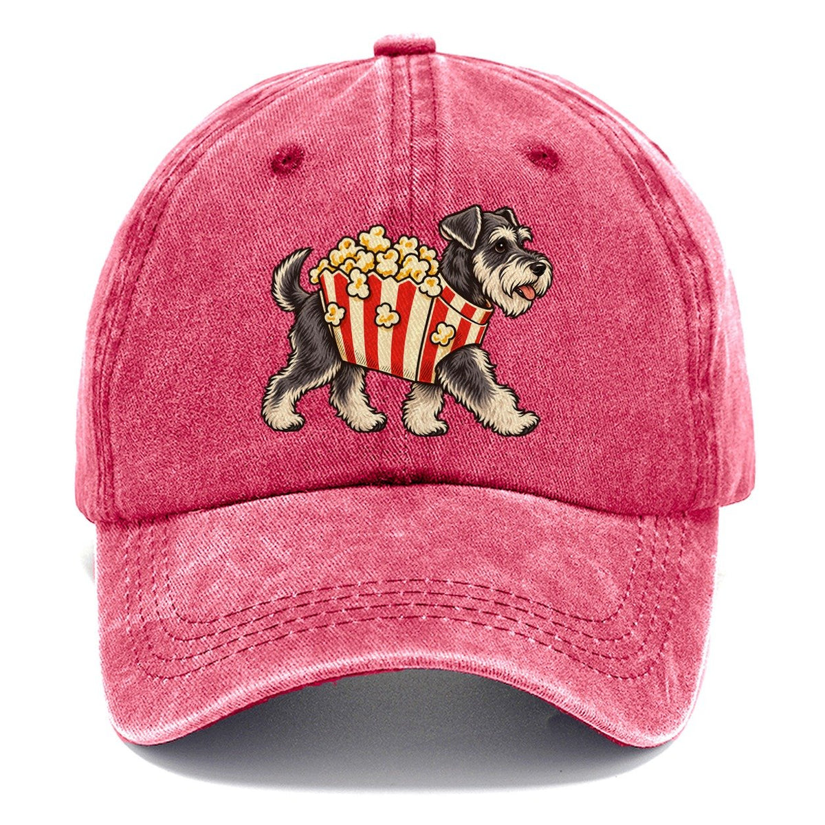 One Schnauzer In Halloween Costume Popcorn Box Costume With Kernel Puffs Halloween Dog Parade Classic Cap – Pomegranate Blush