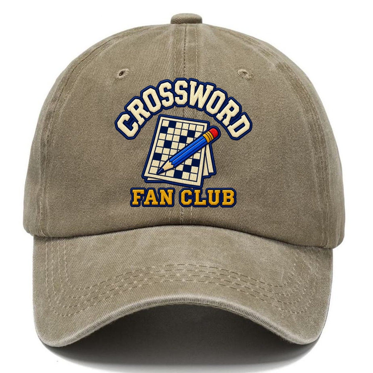 Crossword Fan Club Classic Cap – Warm Sand