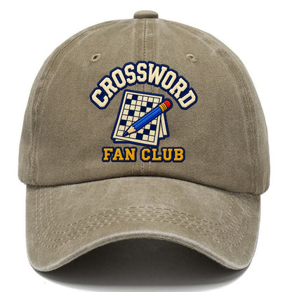 Crossword Fan Club Classic Cap – Warm Sand