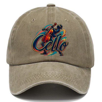 Cello Wordmark Music Instruments Classic Cap – Warm Sand