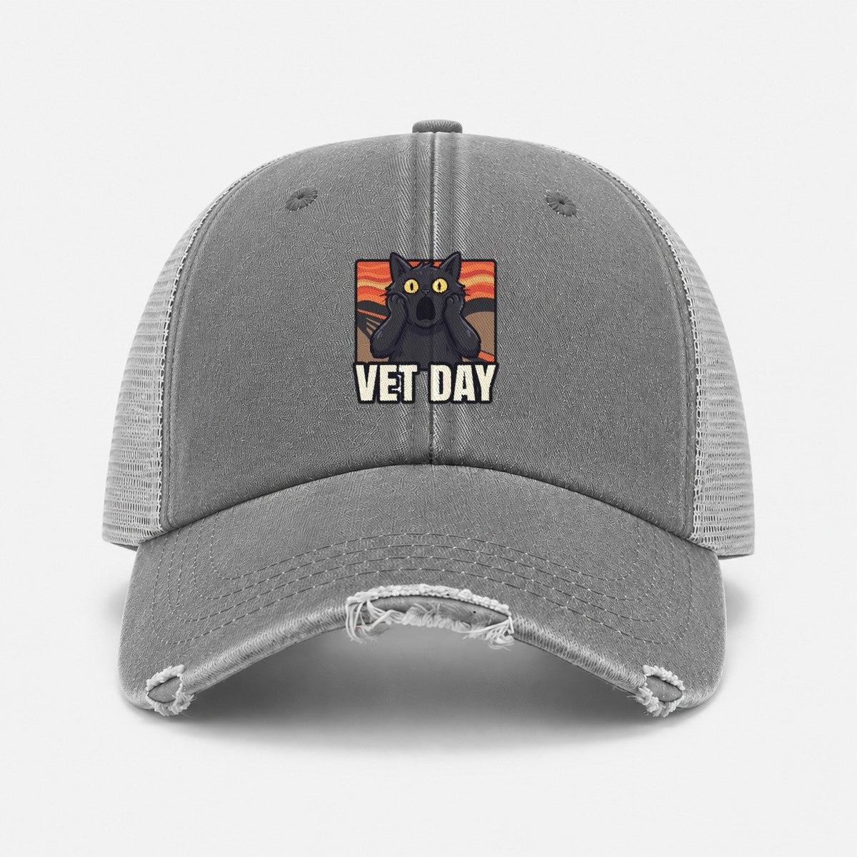Grey — front view