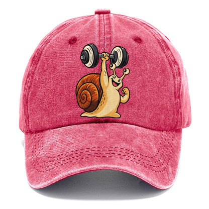 Snail Slow Gains Animal Lifters Classic Cap – Pomegranate Blush