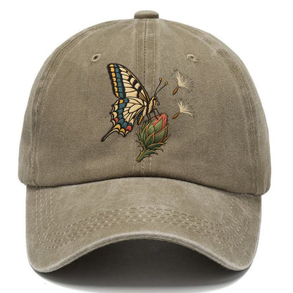 Swallowtail Thistle Rest Gentle Wild Classic Cap – Warm Sand