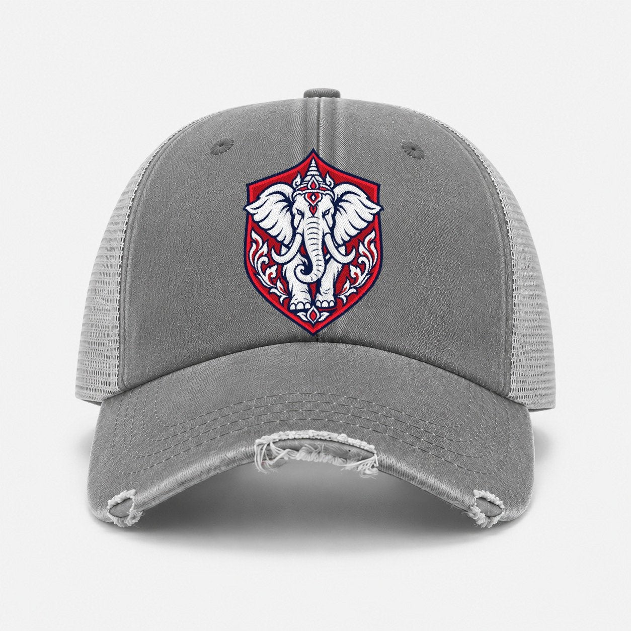 Grey — front view