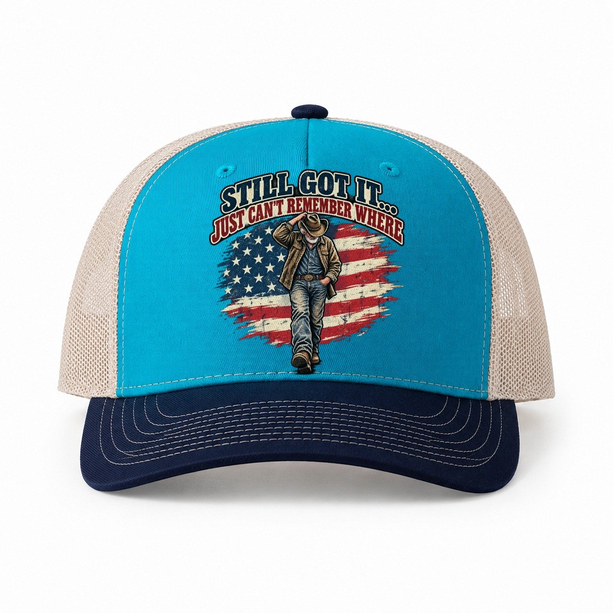 Teal-Navy — front view