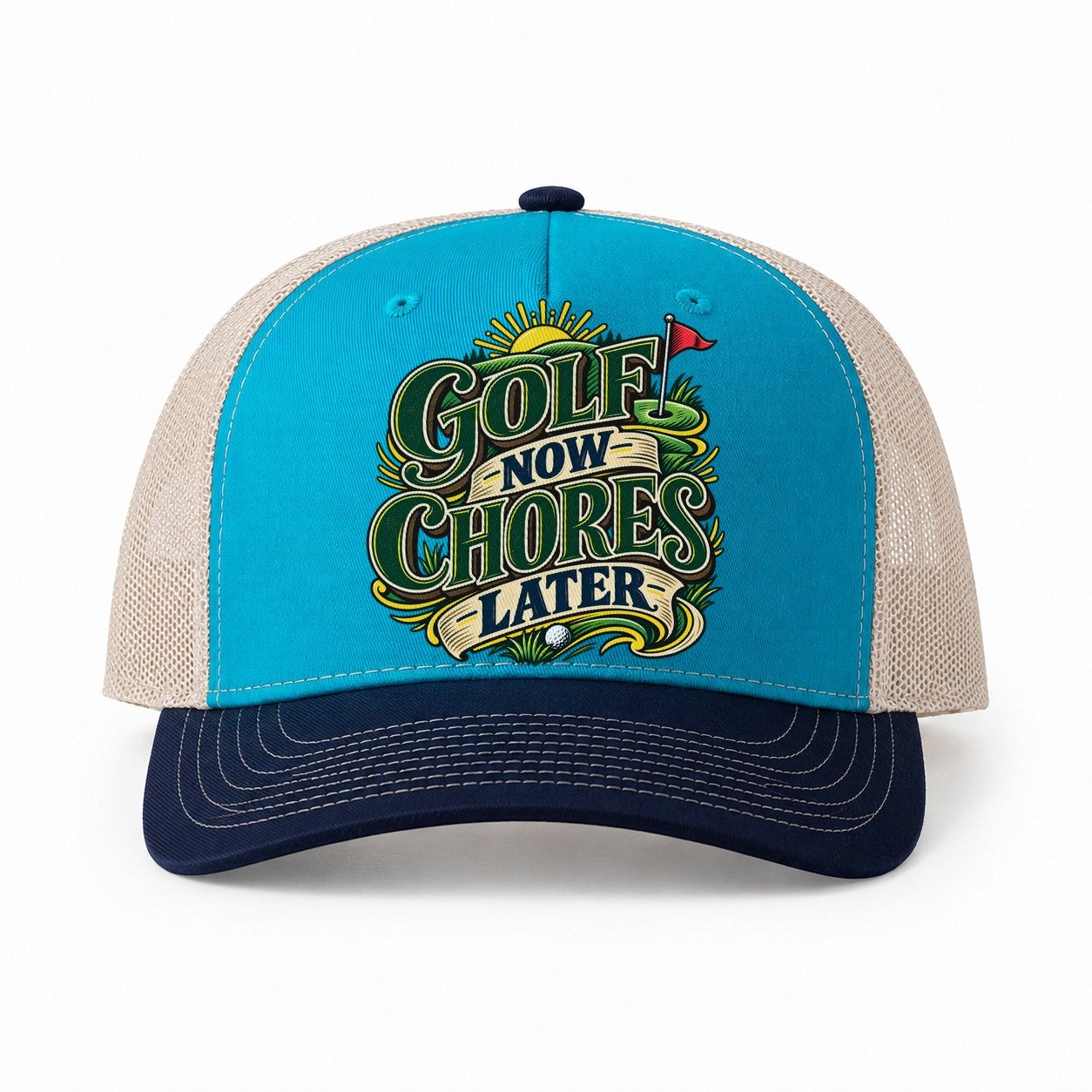 Teal-Navy — front view