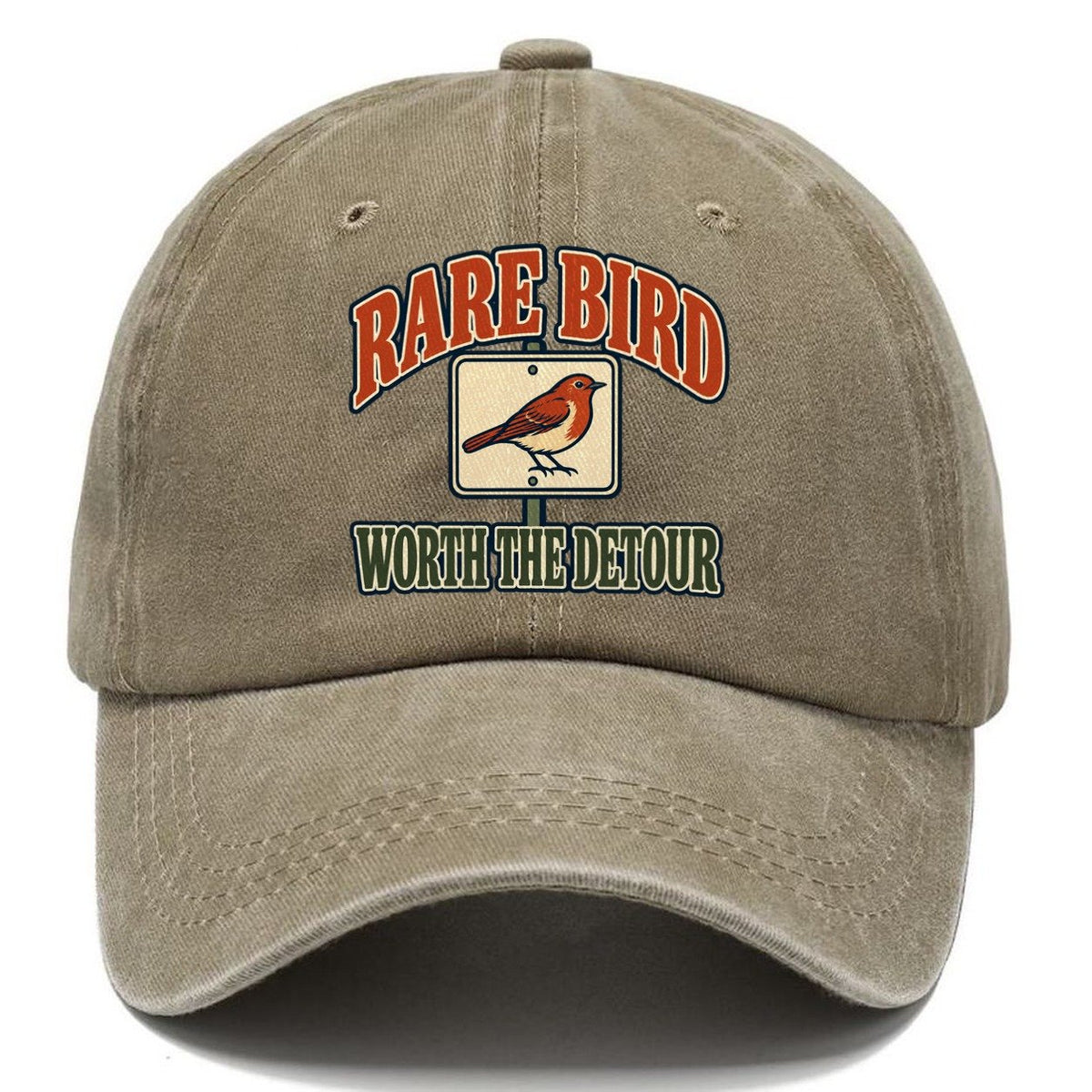 Rare Bird Worth The Detour Birdwatching Classic Cap – Warm Sand