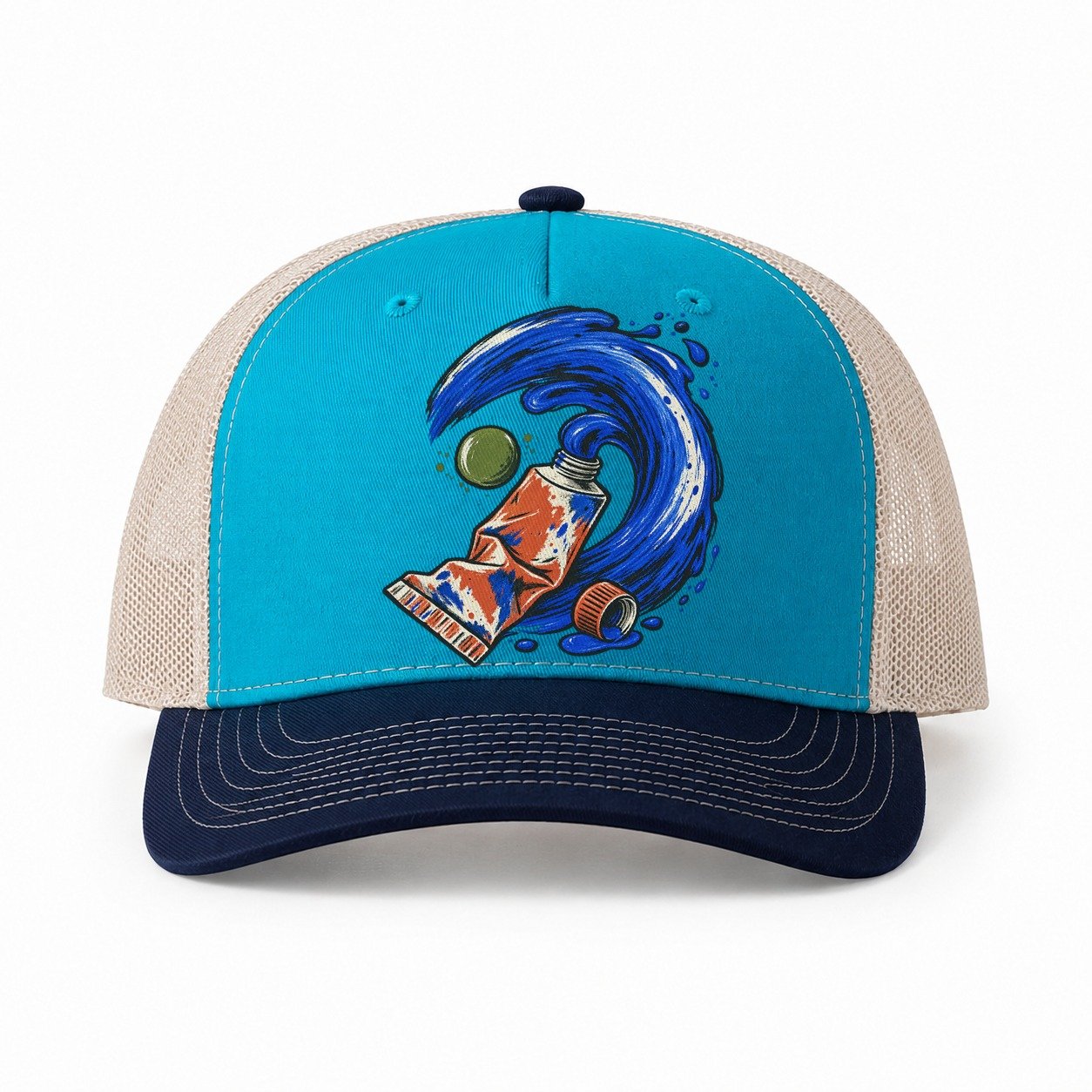 Teal-Navy — front view