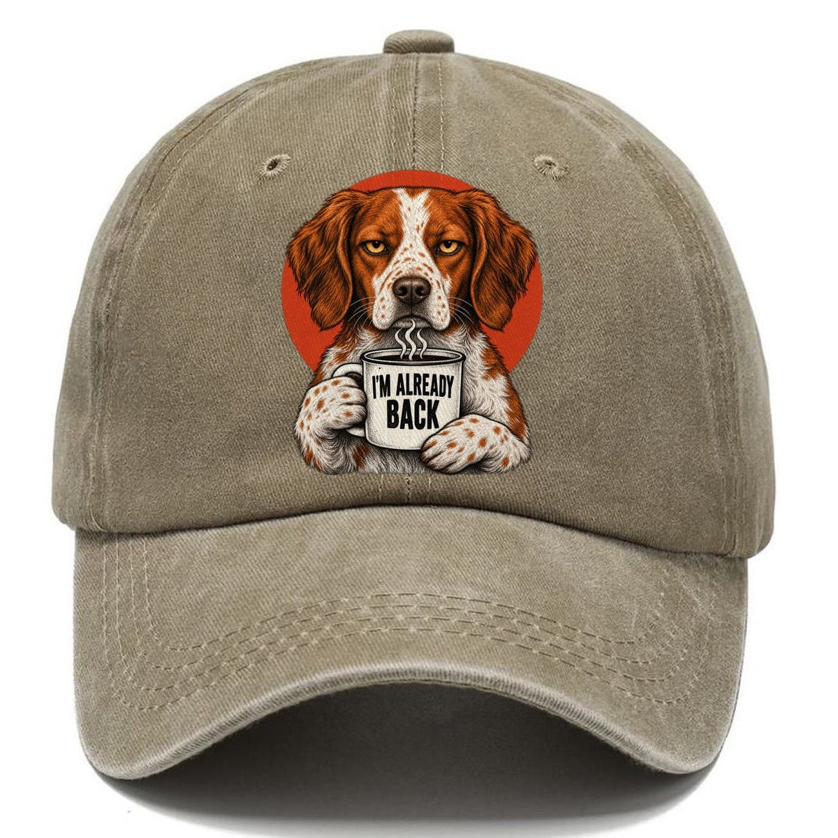 Brittany Mug Truths Dog Mug Truths Classic Cap – Warm Sand