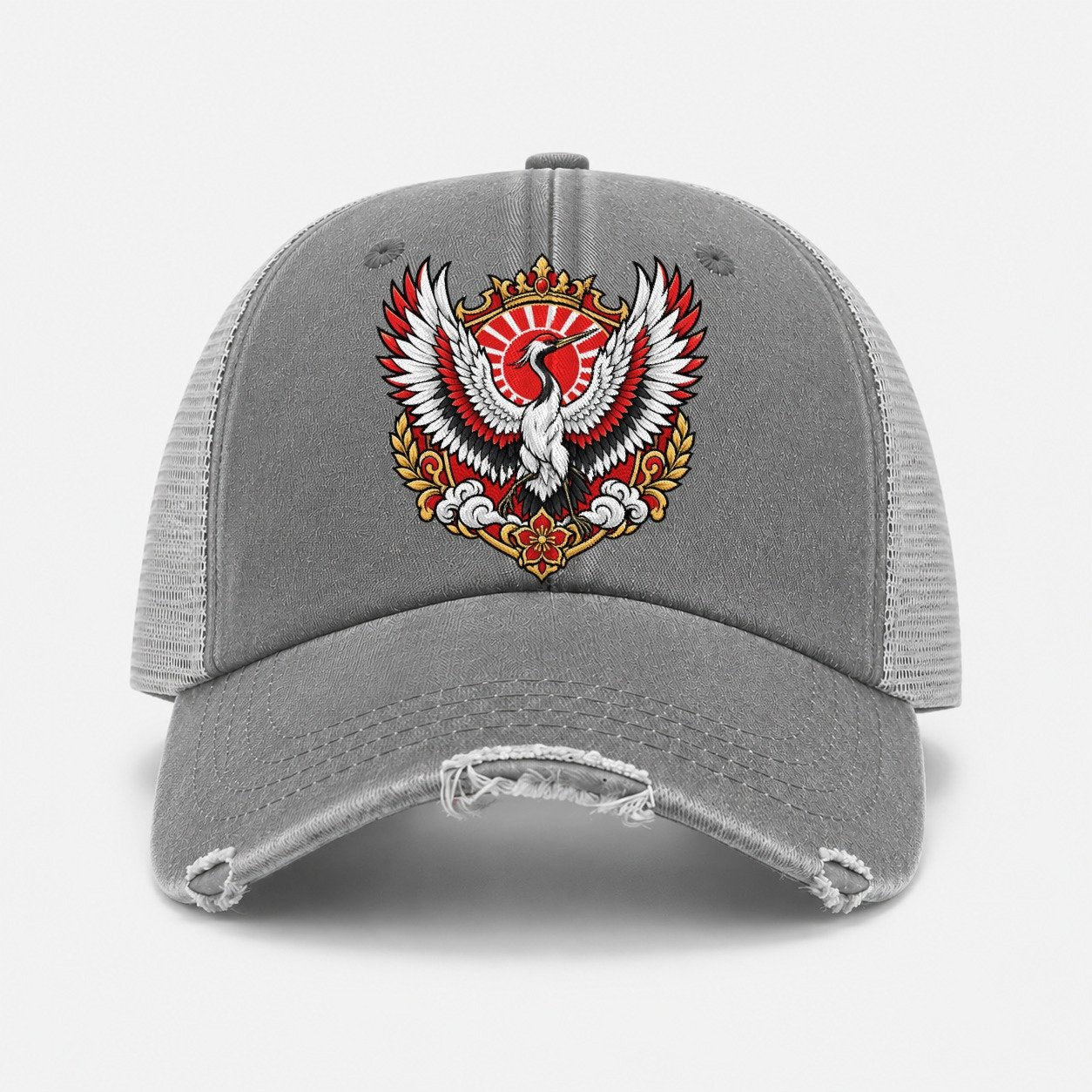 Grey — front view