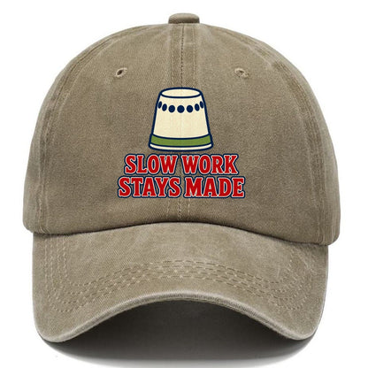 Slow Work Stays Made And Needlework Classic Cap – Warm Sand