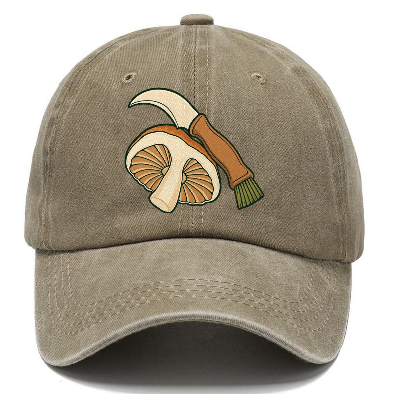 Knife And Brush Foraging And Mycology Classic Cap – Warm Sand