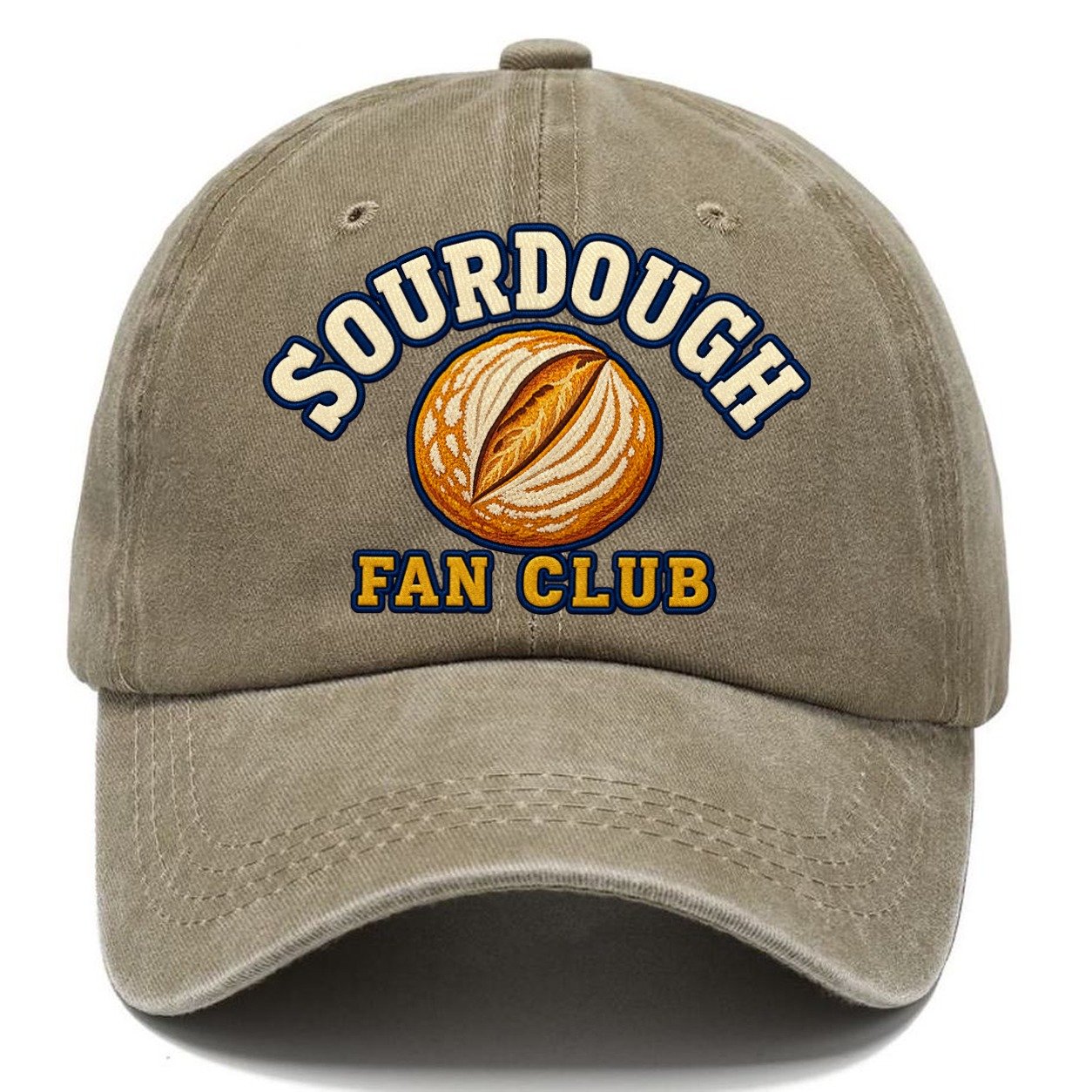 Sourdough Fan Club Classic Cap – Warm Sand