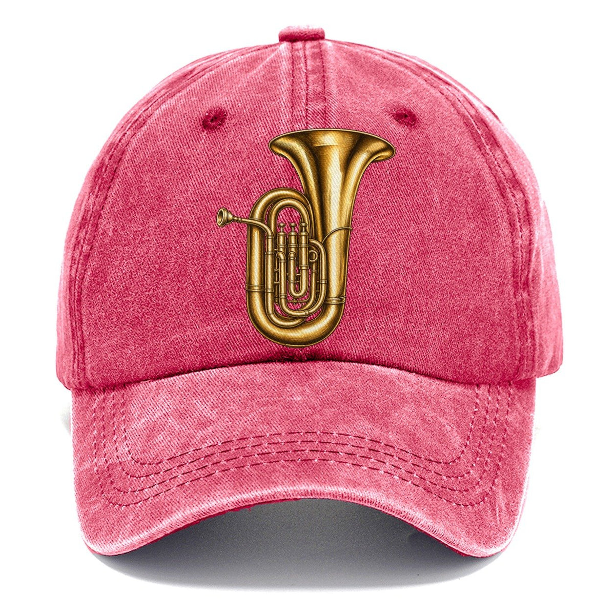 Tuba Warm Brass Curl Pastimes Companions Classic Cap – Pomegranate Blush