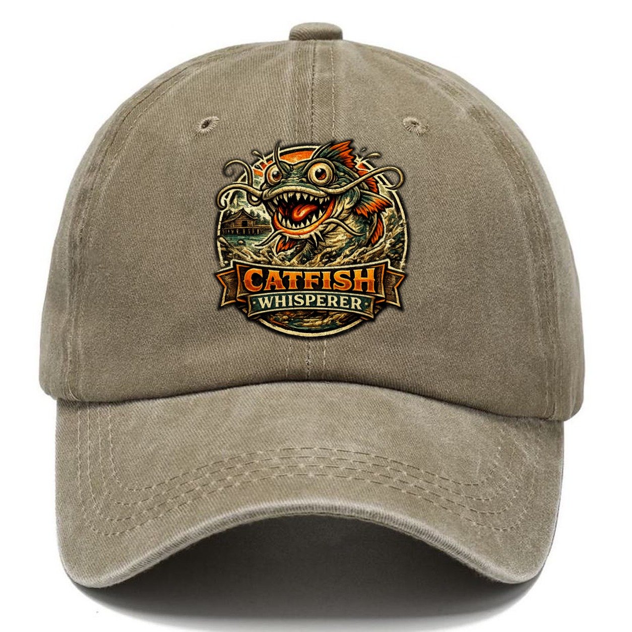 Catfish Whisperer Classic Cap – Warm Sand