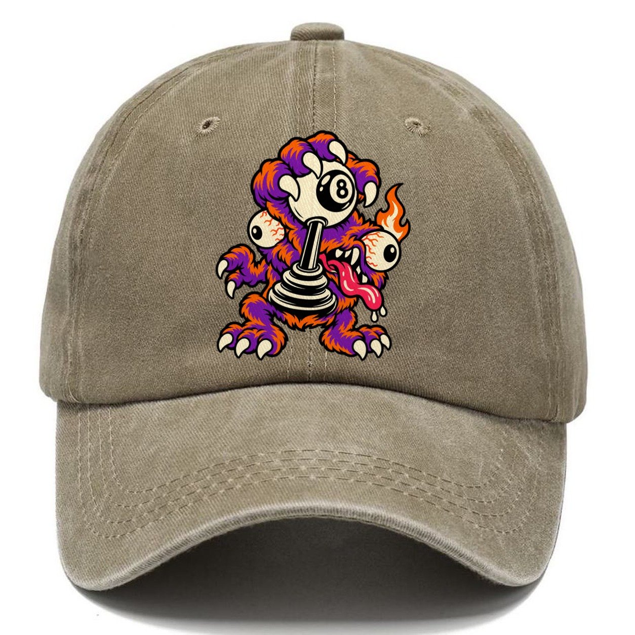 Monster Fist Shifter Crazy Styles Classic Cap – Warm Sand