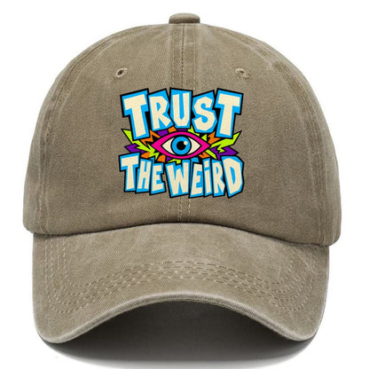 Trust The Weird Crazy Styles Classic Cap – Warm Sand