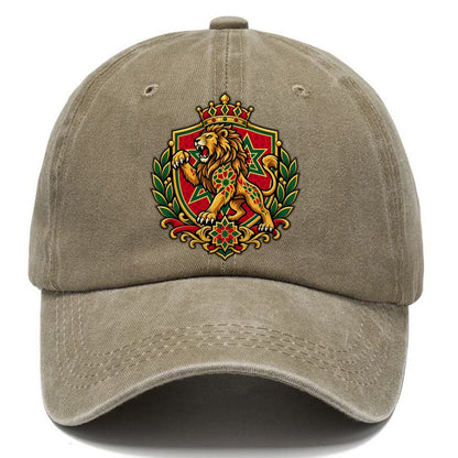 Morocco Heraldic Crest Country Logos Classic Cap – Warm Sand