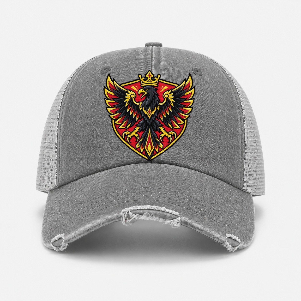 Grey — front view