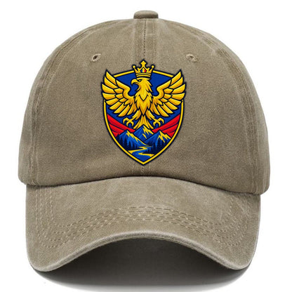 Romania Minimal Emblem Country Logos Classic Cap – Warm Sand